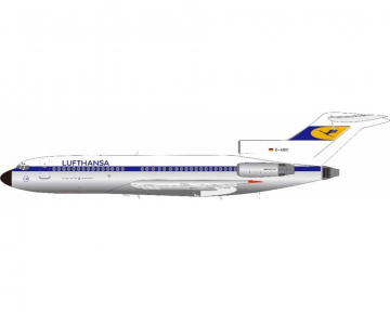 Lufthansa B727-100 w/stand D-ABIC 1:200 Scale JFox JF-727-1-003P