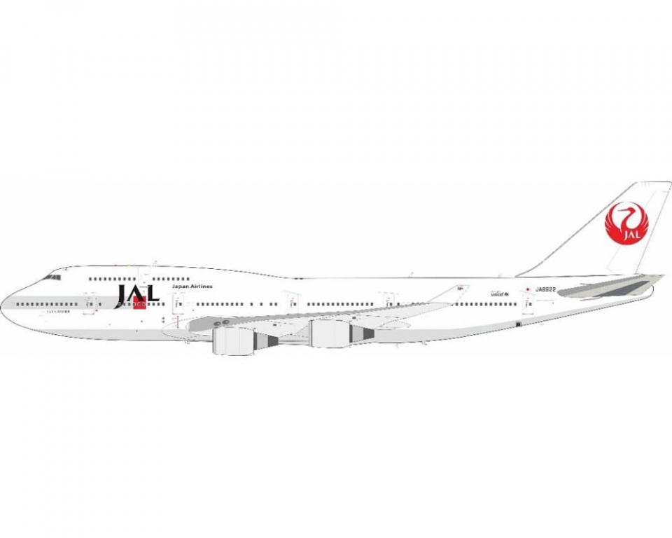 JFox 1/200 JAL  Boeing747-400 JA8922です。