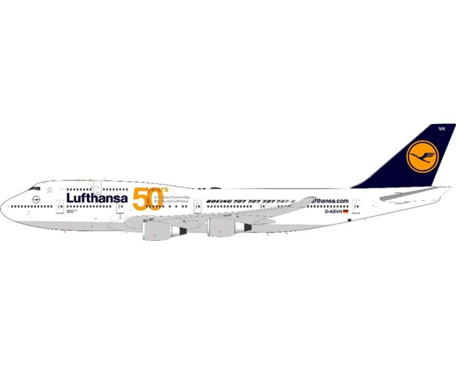 Lufthansa 747-430 "50 Years" sticker D-ABVH (1:200)