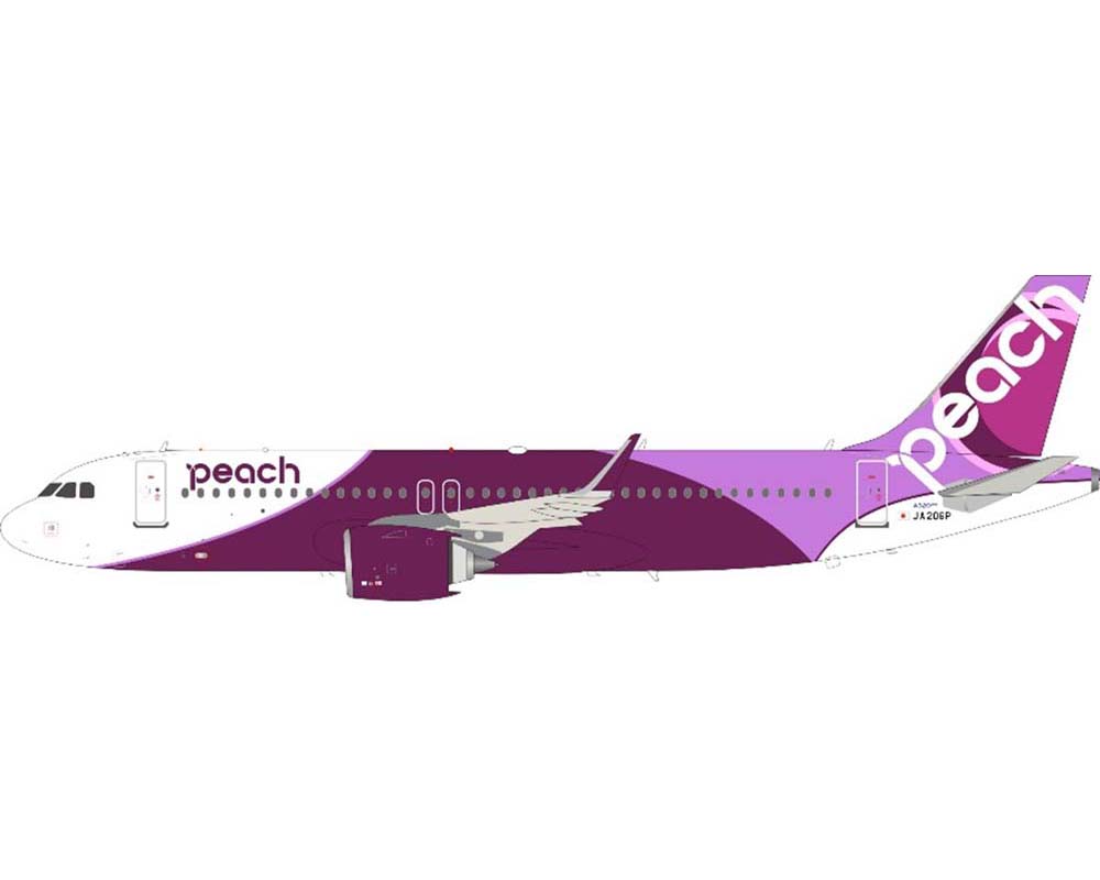 www.JetCollector.com: Peach Aviation A320neo w/stand JA206P 1:200