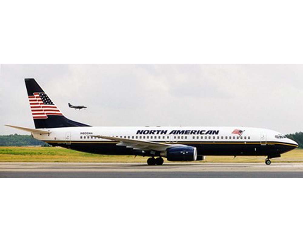 www.JetCollector.com: North American B737-800 N802NA 1:200 Scale