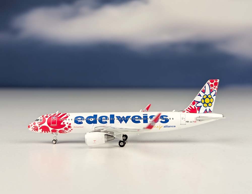 Edelweiss "Help Alliance" A320 HB-JLT 1:400 Scale Phoenix PH4EDW2320
