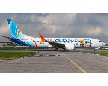 Flydubai Argentina Campeon B737 MAX8 A6-FKB 1:400 Scale Phoenix PH4FDB2367