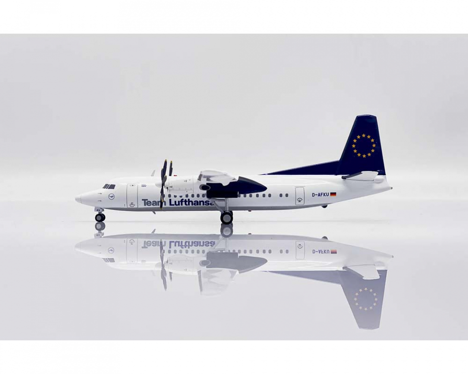 www.JetCollector.com: Team Lufthansa Fokker 50 D-AFKU 1:200 Scale