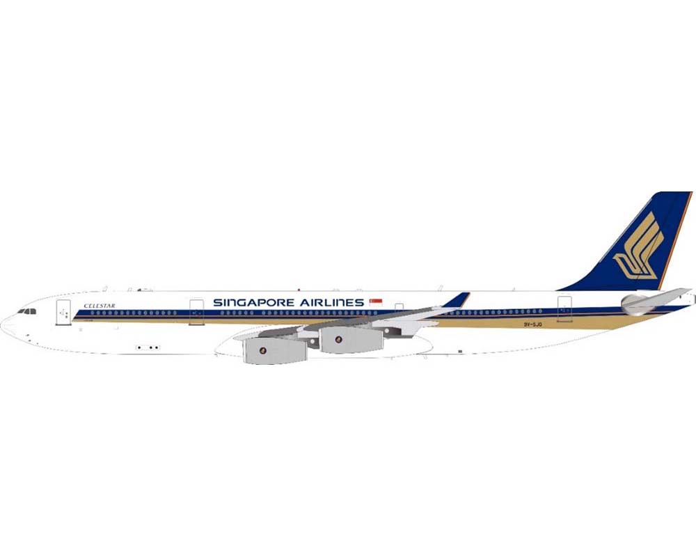 www.JetCollector.com: Singapore Airlines A340-300 w/stand 9V-SJO 1
