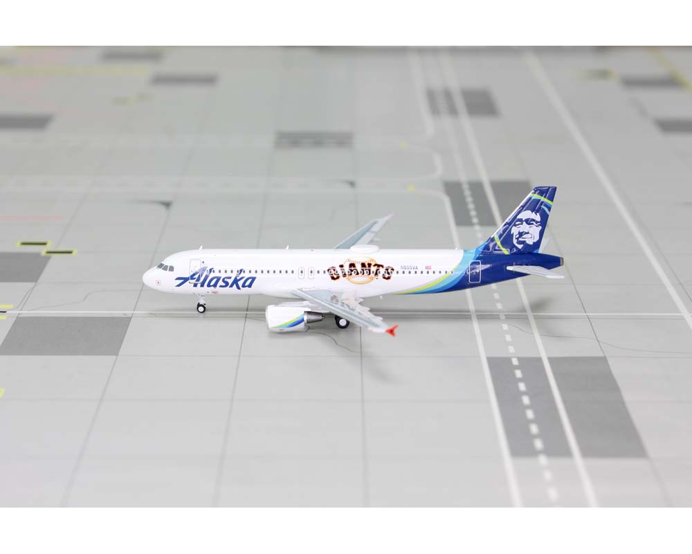 www.JetCollector.com: Alaska Airlines A320 N855VA 1:400 Scale