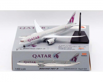 Qatar B787-9 A7-BHF 1:400 Scale Aviation400 AV4124