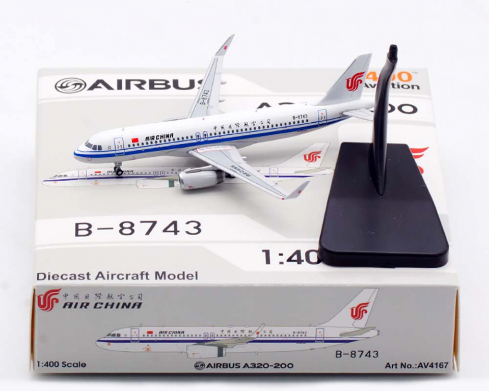 www.JetCollector.com: Air China A320 B-8743 w/stand 1:400 Scale