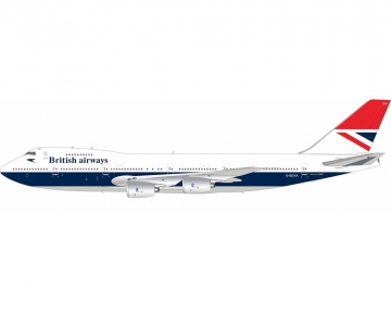 British Airways B747-200 w/stand, Ltd Release G-BDXA 1:200 Scale B Models B-742-BDXA