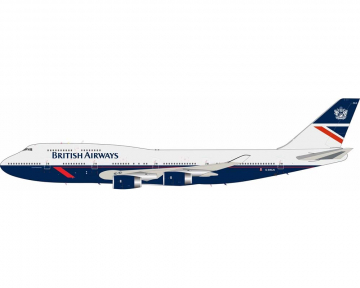 British Airways B747-400 w/stand, Ltd Release G-BNLN 1:200 Scale B Models B-744-BNLN