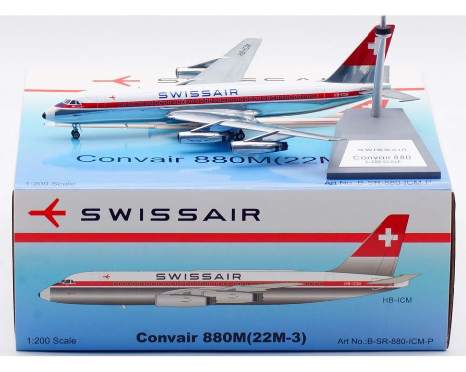 www.JetCollector.com: Swissair CV880 Polished, w/stand HB-ICM 1
