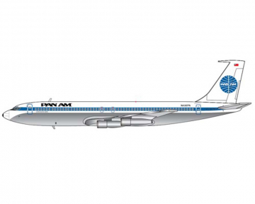 Pan Am B707-300B w/ Ciero Sticker N435PA 1:400 Scale Bigbird BB4-707-003