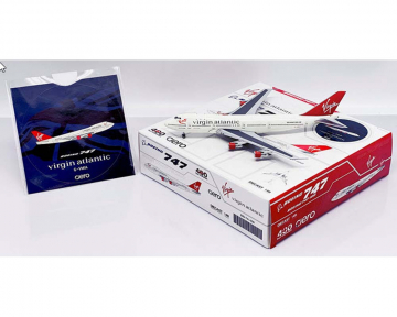 Virgin Atlantic B747-100 w/ Ciero Sticker G-VMIA 1:400 Scale Bigbird BB4-741-006