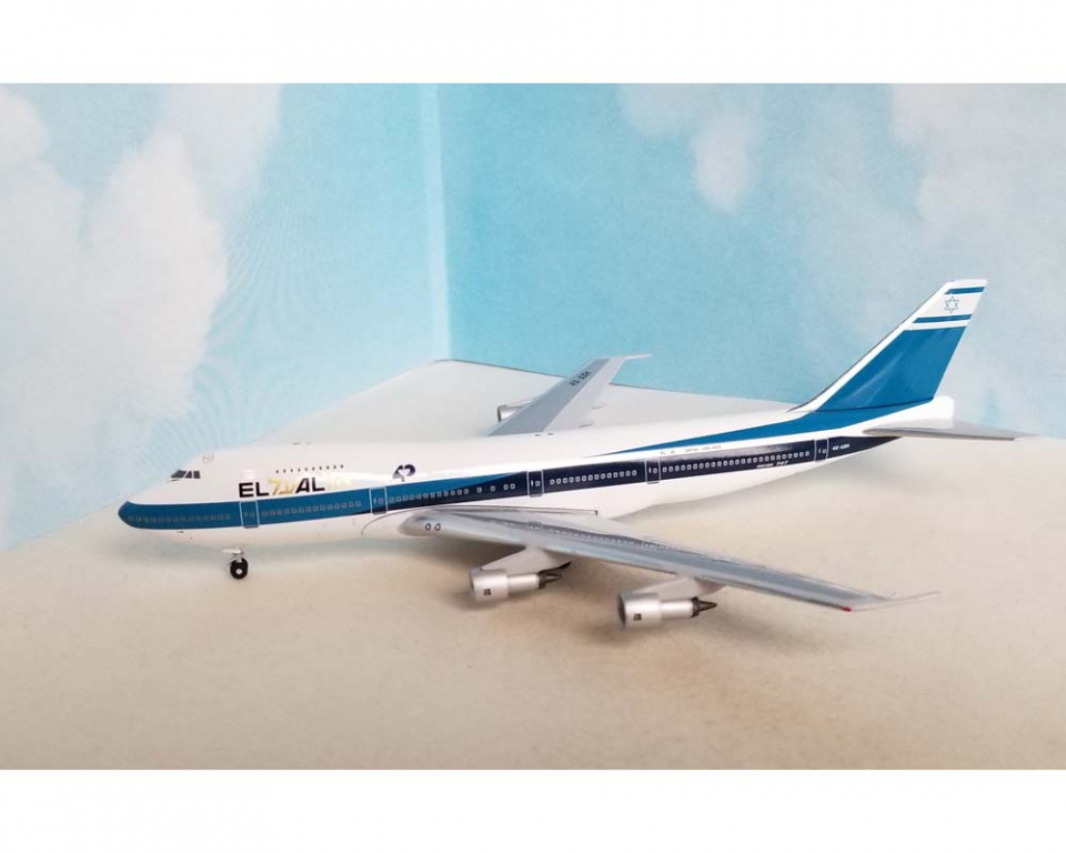www.JetCollector.com: El Al B747-200 4X-AXH 1:400 Scale Bluebox