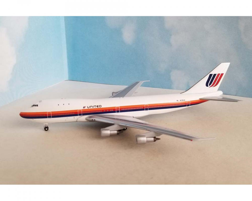 www.JetCollector.com: United Airlines B747-100 N155UA 1:400 Scale