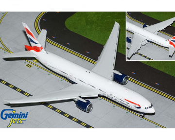 British Airways B777-200ER flaps down G-YMMS 1:200 Scale Geminijets G2BAW1130F