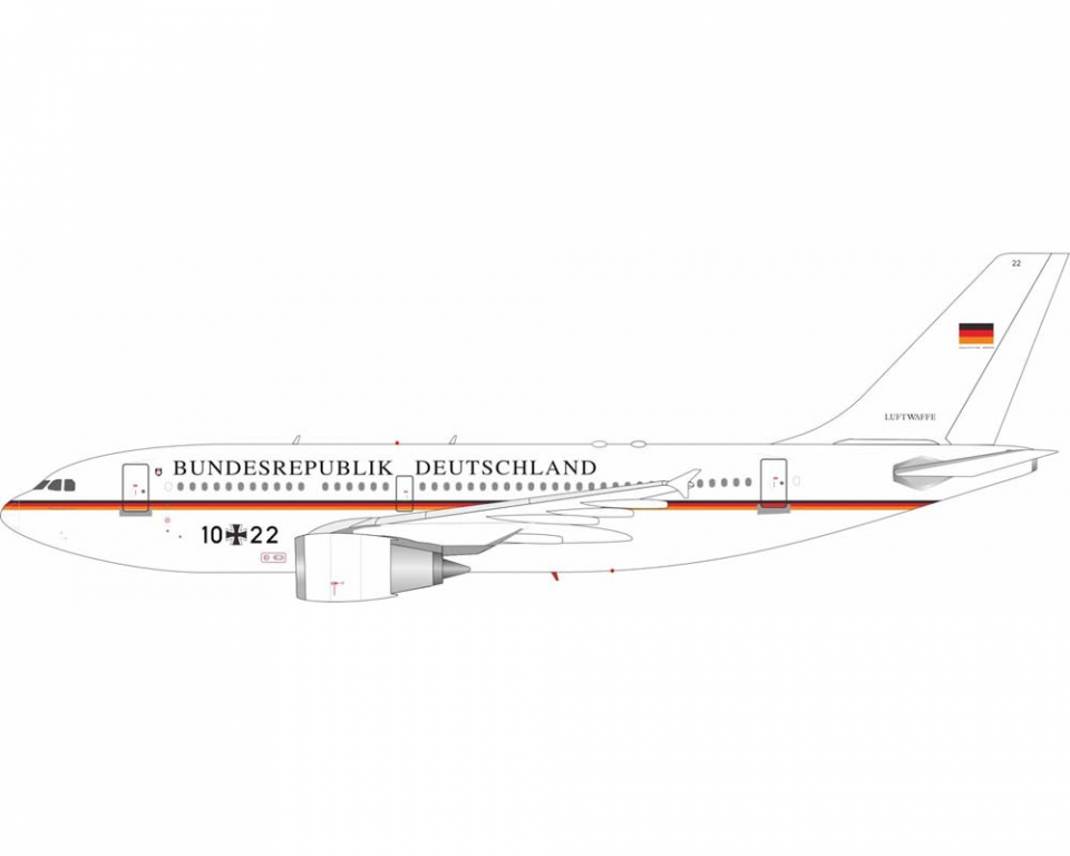 www.JetCollector.com: German Air Force A310 w/stand 1022 1:200