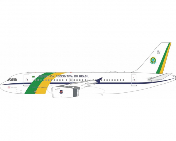 Brazil Air Force A319 VC-1A, w/stand FAB2101 1:200 Scale Inflight IF319BRZAF
