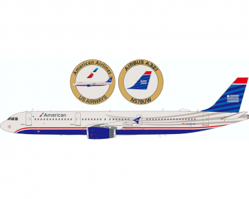 American Airlines A321 Heritage Collection (US Airways) N578US 1:200 Scale Inflight IF321AA578