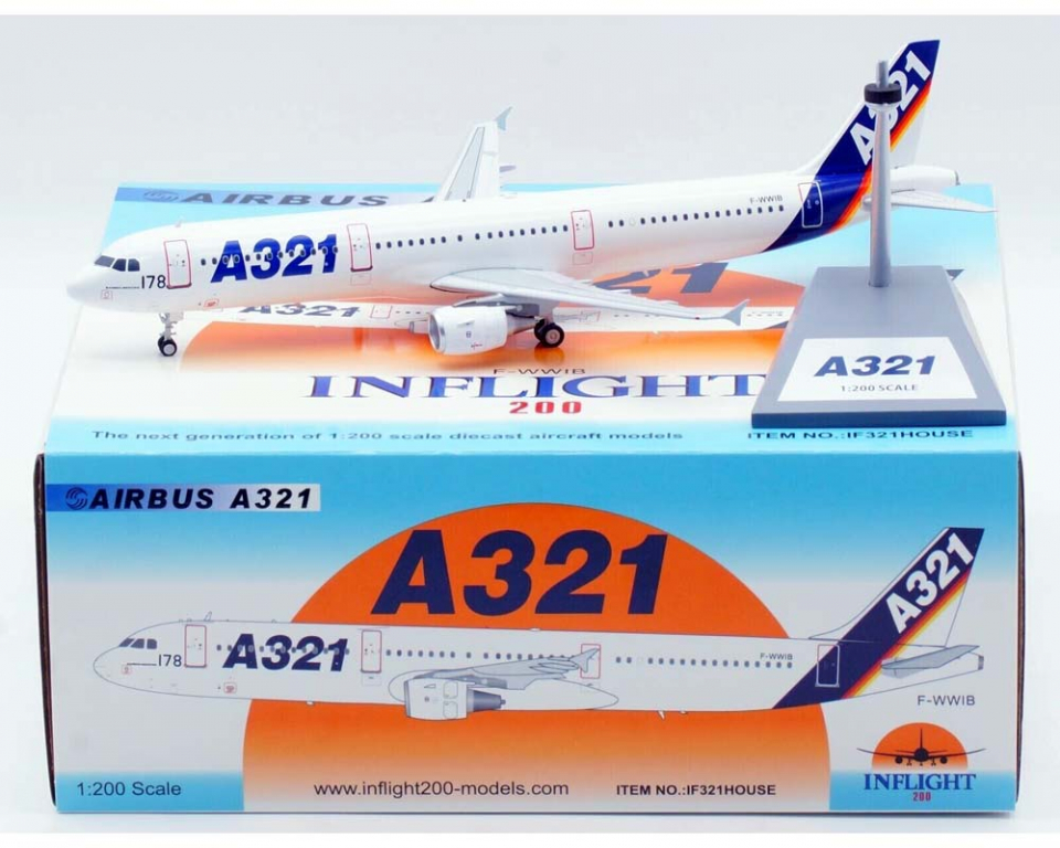 www.JetCollector.com: Airbus House A321 w/stand F-WWIB 1:200 Scale
