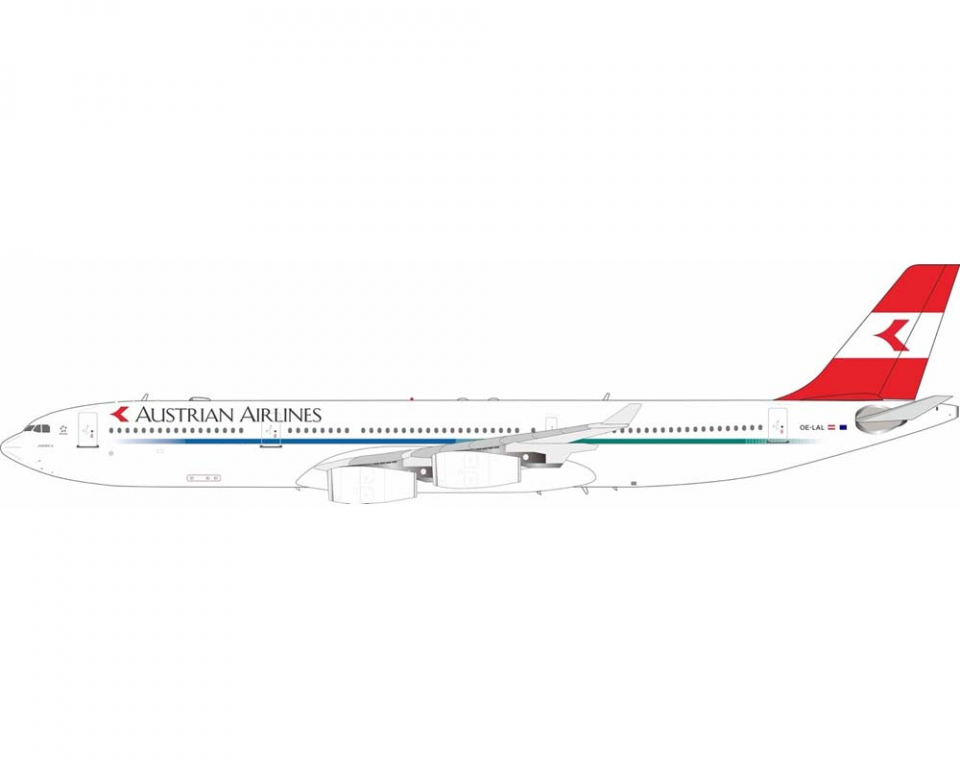 www.JetCollector.com: Austrian Airlines A340-300 w/stand OE-LAL 1