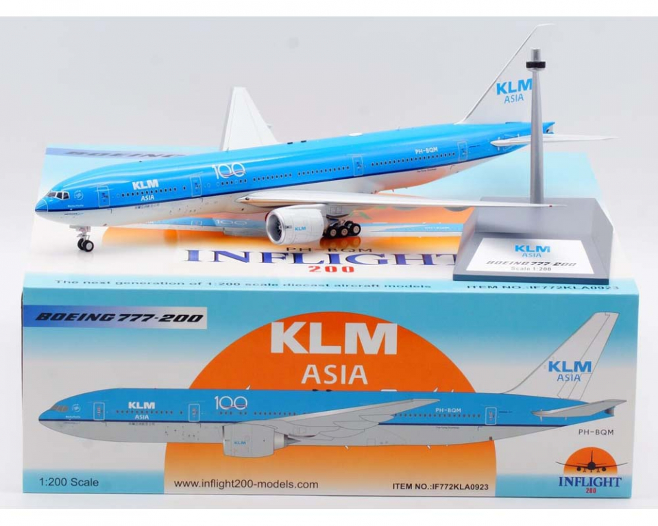 www.JetCollector.com: KLM Asia B777-200ER w/stand PH-BQM 1:200