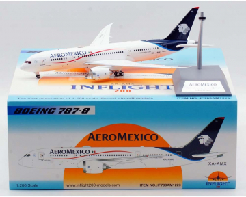 Aeromexico B787-8 w/stand XA-AMX  1:200 Scale Inflight IF788AM1223