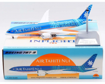Air Tahiti Nui B787-9 w/stand F-OTOA  1:200 Scale Inflight IF789TN1223