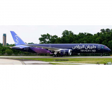 Riyadh Air B787-9 N8572C 1:200 Scale JC Wings JC2RXI0426