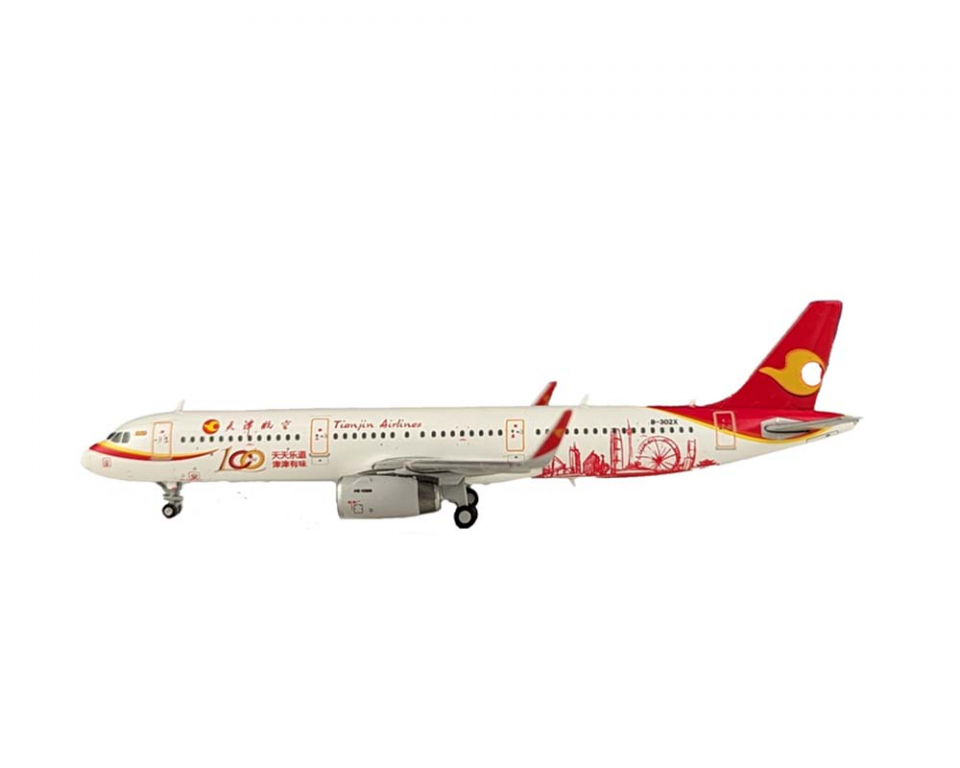 www.JetCollector.com: Tianjin Airlines Airbus A321 B-302X 1:400