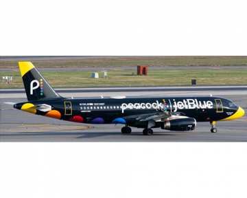 Jetblue A320 "Peacock" N706JB 1:400 Scale JC Wings JC4JBU0195
