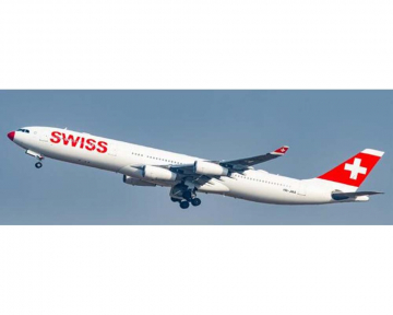 Swiss A340-300 Red Nose HB-JMA 1:400 Scale JC Wings JC4SWR0203