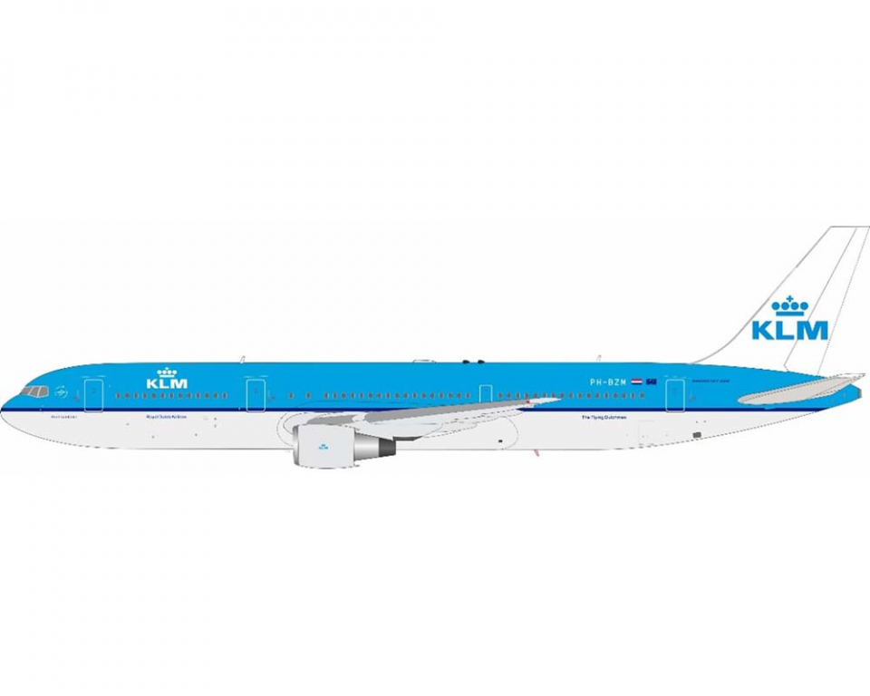 www.JetCollector.com: KLM B767-300ER w/stand PH-BZM 1:200 Scale