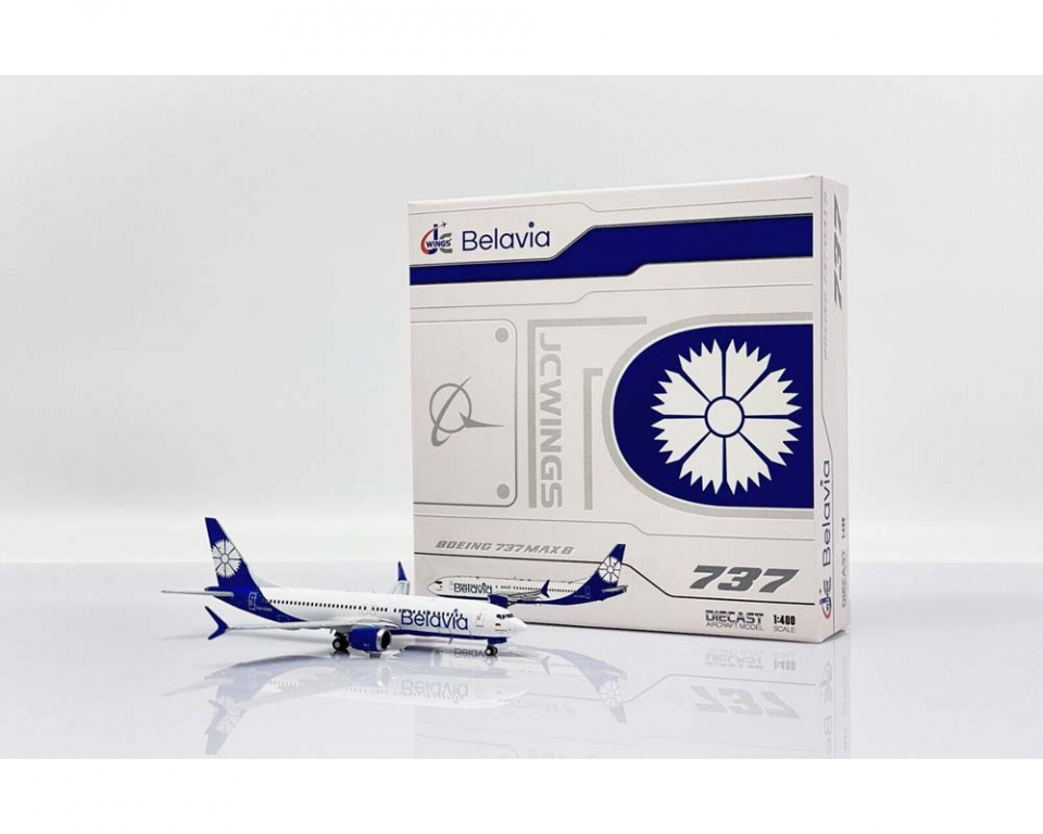 www.JetCollector.com: Belavia B737 MAX8 EW-528PA 1:400 Scale JC