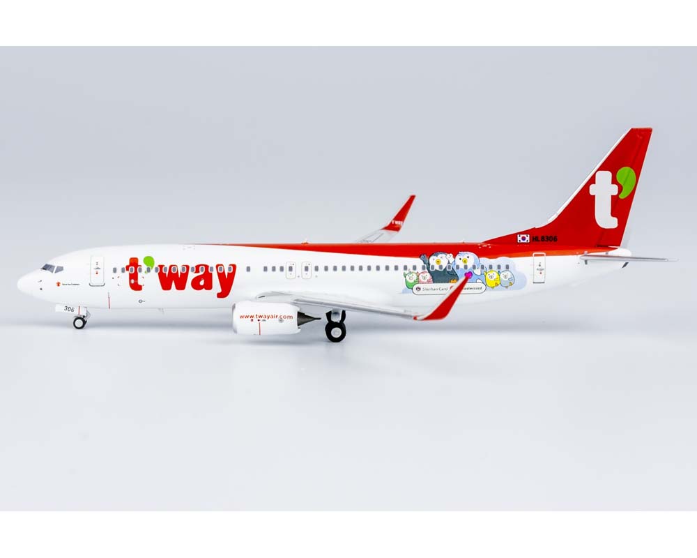 【最終値下げ・稀少】ティーウェイ航空 B737-800 モデルプレーン www.JetCollector.com: T'Way Air B737-800 