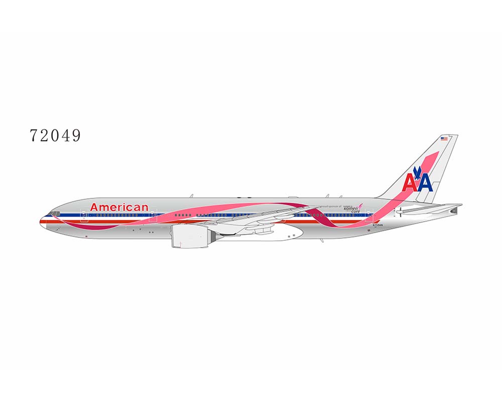 www.JetCollector.com: American Airlines B777-200ER Pink Ribbon