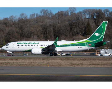 Iraqi Airways B737 MAX8 YI-ASL 1:400 Scale Phoenix PH11837
