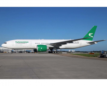 Turkmenistan Airways B777-200LR EZ-A780 1:400 Scale Phoenix PH11878