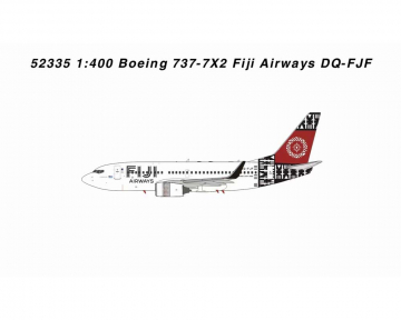 Fiji B737-700 DQ-FJF 1:400 Scale Panda Models PM52335