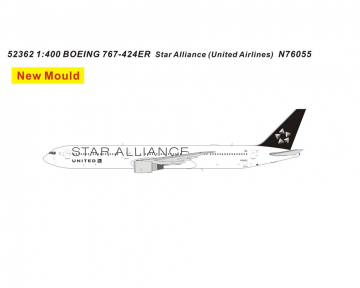 United Airlines Star Alliance B767-400ER N76055 1:400 Scale Panda Models PM52362