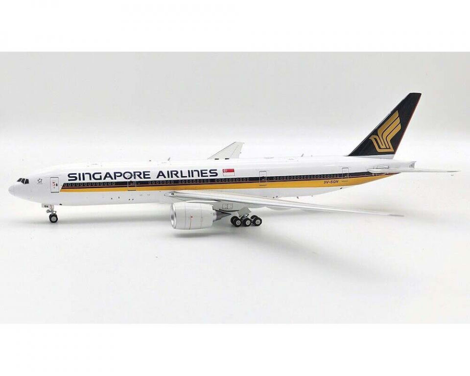 1/200 777-200ER シンガポール航空 9V-SQN www.JetCollector.com: Singapore Airlines B777-200 w/stand 9V-SQN 1
