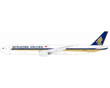 Singapore Airlines B777-300 w/stand 9V-SYG 1:200 Scale Whitebox WB-777-3-020