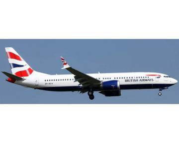 British Airways B737 MAX8 Comair ZS-ZCA 1:400 Scale JC Wings XX40209