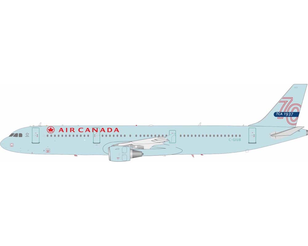 www.JetCollector.com: Air Canada A321 70th Annv, w/stand C-GIUB 1