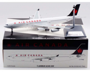 Air Canada A340-300 w/stand C-FTNQ 1:200 Scale B Models B-343-AC-TNQ