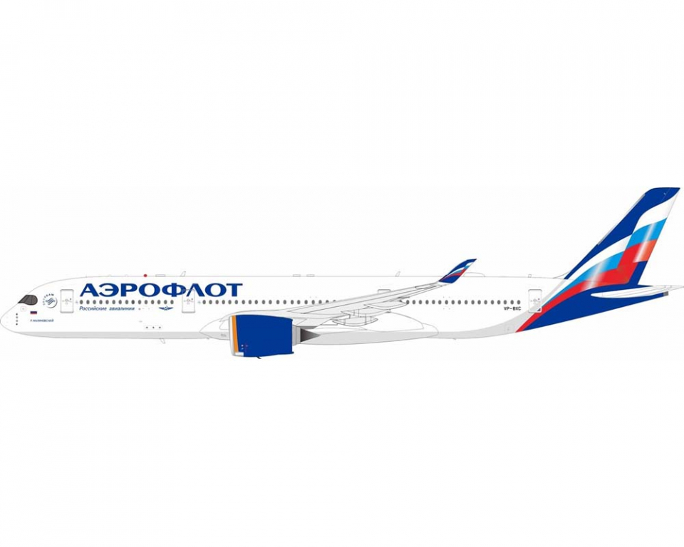 www.JetCollector.com: Aeroflot A350-900 w/stand VP-BXC 1:200 Scale