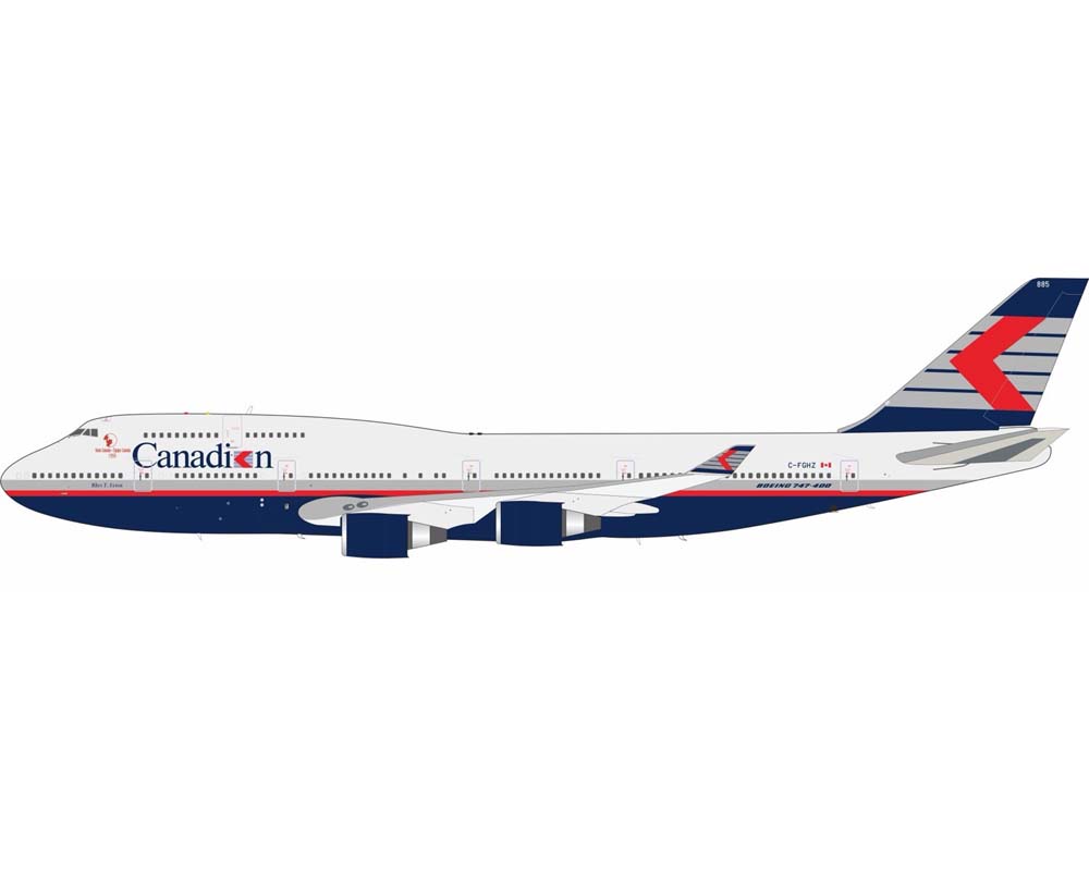 www.JetCollector.com: Canadian Airlines B747-400 w/stand C-FGHZ 1