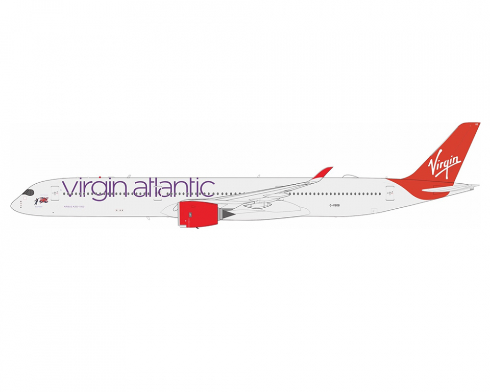 www.JetCollector.com: Virgin Atlantic A350-1000 w/stand G-VBOB 1