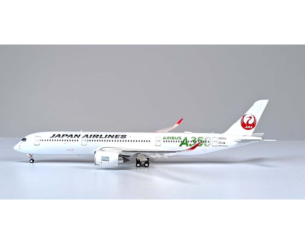 www.JetCollector.com: JAL A350-900 Green A350 Titles, Flaps JA03XJ