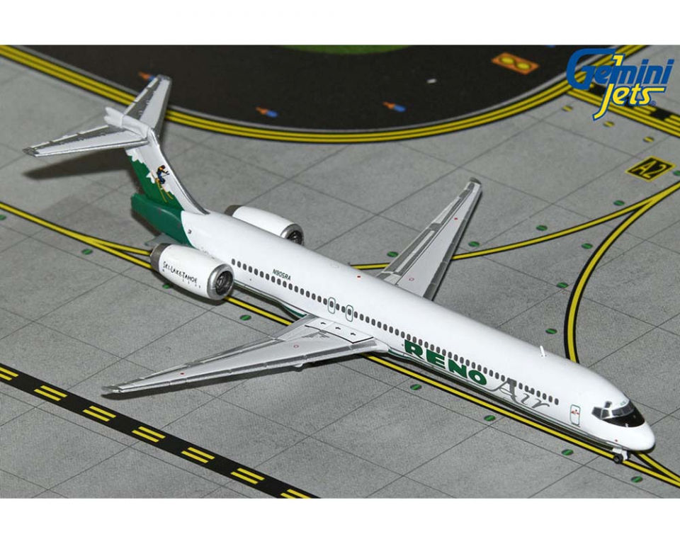 www.JetCollector.com: Reno Air MD-90 N905RA 1:400 Scale Geminijets